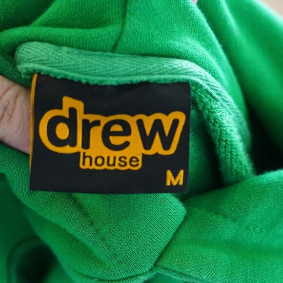 Drew Skate House Green Smiley Face Green Hoodie Sweatshirt Adult‎ M - Picture 2 of 7